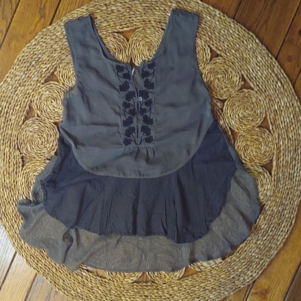 Free People Sheer Tank Top